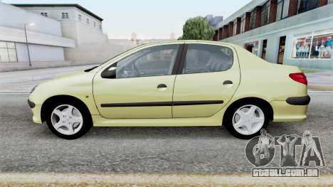 Peugeot 206 SD Pine Glade para GTA San Andreas