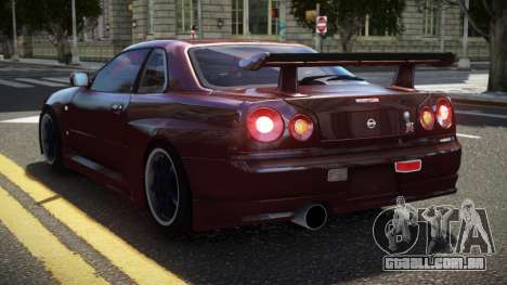 Nissan Skyline R34 GT-R XR para GTA 4