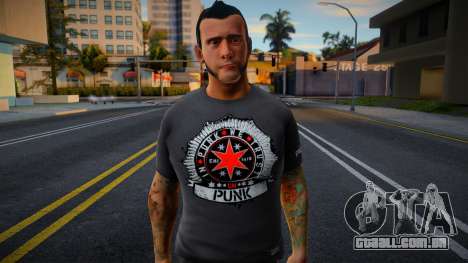 CM Punk Skin (2013) v3 para GTA San Andreas