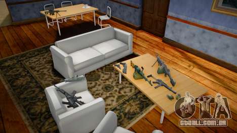 Strapped Up Living Room para GTA San Andreas