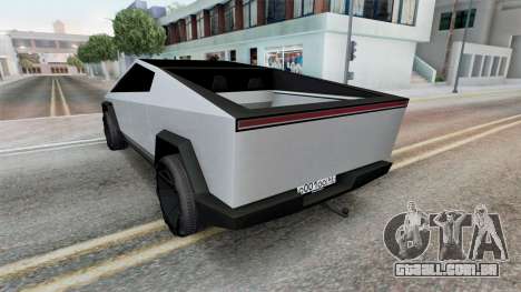 Tesla Cybertruck 2019 Light Gray para GTA San Andreas