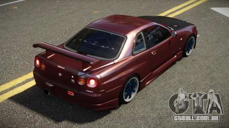 Nissan Skyline R34 GT-R XR para GTA 4