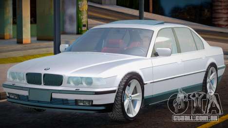 BMW L7 E38 White para GTA San Andreas