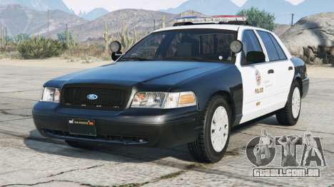 Ford Crown Victoria LAPD Eerie Black