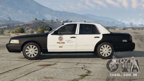 Ford Crown Victoria LAPD Raisin Black