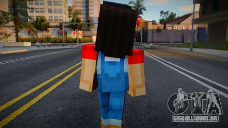 Minecraft Story - Fjesse MS para GTA San Andreas