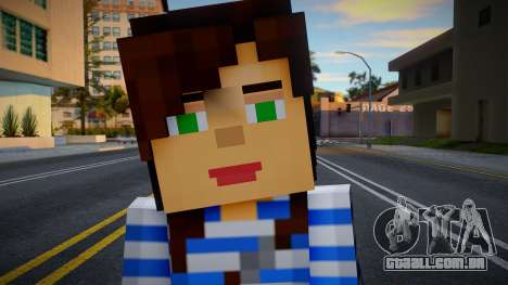 Minecraft Story - Stacy MS para GTA San Andreas