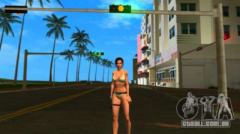 Lara Croft Yellow Bikini para GTA Vice City
