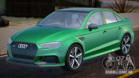 Audi RS3 (8V) 2018 para GTA San Andreas
