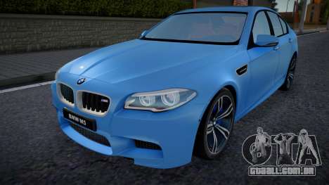 BMW M5 F10 STOCK Re-styling para GTA San Andreas