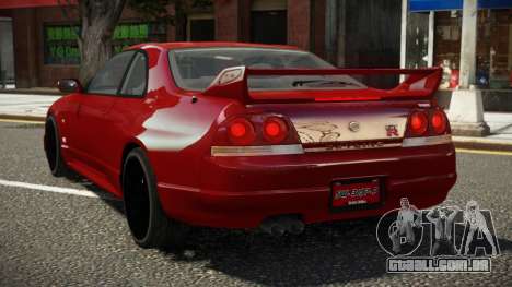 Nissan Skyline R33 V-Spec V1.1 para GTA 4