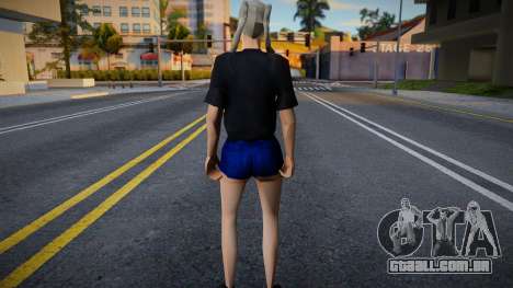 Girl Jeans Short para GTA San Andreas