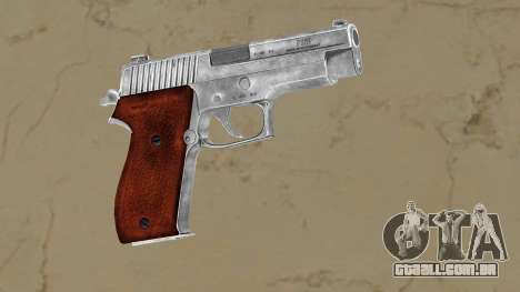 P220 Nickel with wood grips para GTA Vice City