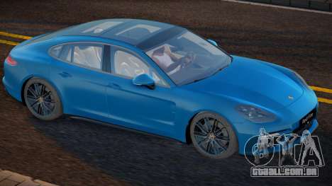 Porsche Panamera Turbo S Blue para GTA San Andreas