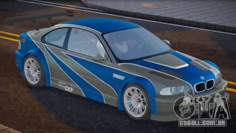 BMW M3 GTR E46 NFS MW para GTA San Andreas