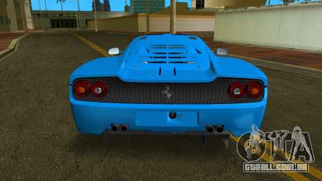 Ferrari F50 GT TT Black Revel para GTA Vice City