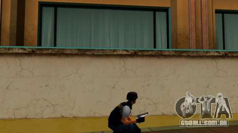 Beretta Black slide stainless frame para GTA Vice City