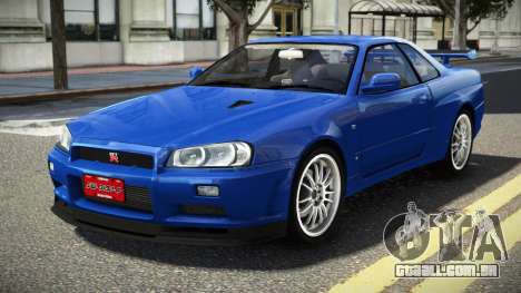 Nissan Skyline R34 SR V1.2 para GTA 4