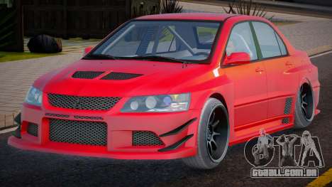 Mitsubishi Lancer Evolution Red para GTA San Andreas