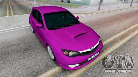 Subaru Impreza WRX STI Hatchback (GRB) para GTA San Andreas