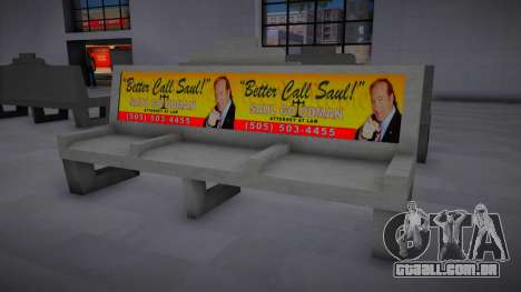 Better Call Saul Stone Bench para GTA San Andreas