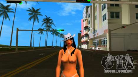 Stripper Girl Topless para GTA Vice City