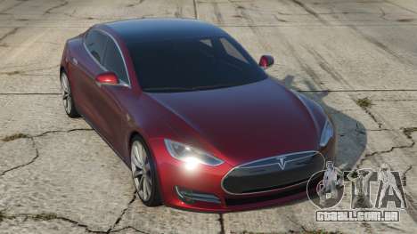 Tesla Model S Claret