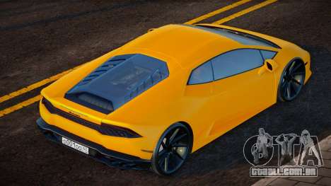 Lamborghini Huracan Devo para GTA San Andreas