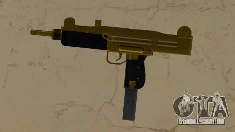 Gold SMG (Uzi) from GTA IV TBoGT para GTA Vice City