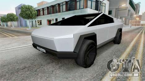 Tesla Cybertruck 2019 Light Gray para GTA San Andreas