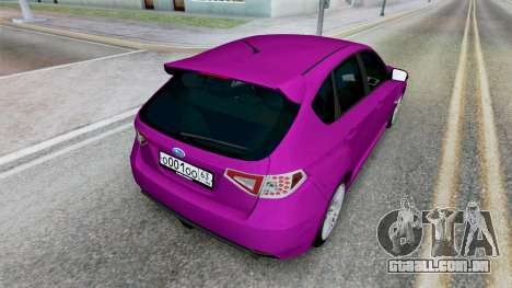 Subaru Impreza WRX STI Hatchback (GRB) para GTA San Andreas