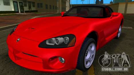 Dodge Viper SRT-10 Roadster TT Black Revel para GTA Vice City