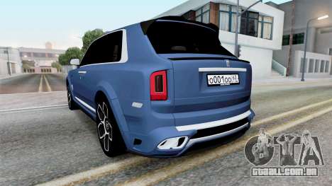 Rolls-Royce Cullinan 2018 para GTA San Andreas