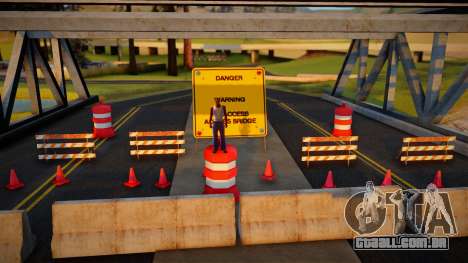 Proper Roadblock Collision para GTA San Andreas