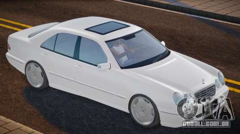 Mercedes-Benz E55 AMG (W210) White para GTA San Andreas