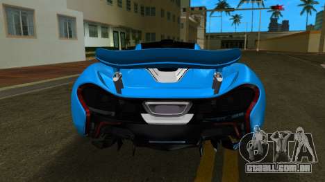 McLaren P1 Black Revel para GTA Vice City