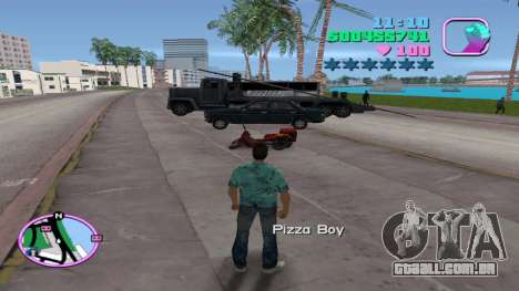 Todos os tipos de veículos Spawner Mod para GTA Vice City