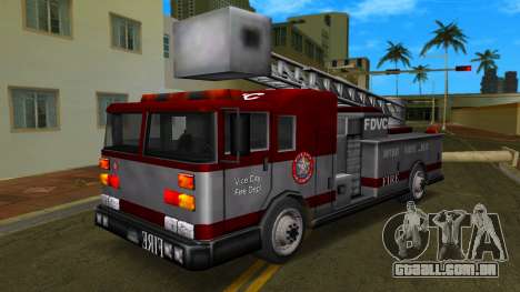 Caminhão de bombeiros com escape de resgate para GTA Vice City