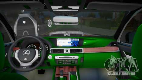 Lexus LS460 Green Interior para GTA San Andreas