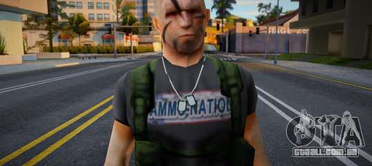 Retired War Veteran Para GTA San Andreas