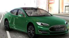 Tesla Model S Green para GTA San Andreas