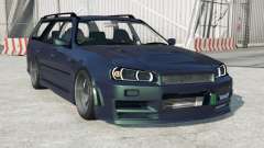 Nissan Stagea with R34 face swap para GTA 5