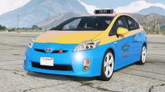 Toyota Prius Taxi (ZVW30) Vivid Cerulean para GTA 5