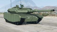 Leopardo 2A7plus Cinza Calada para GTA 5