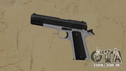 1911 2 tone silver lower black slide para GTA Vice City