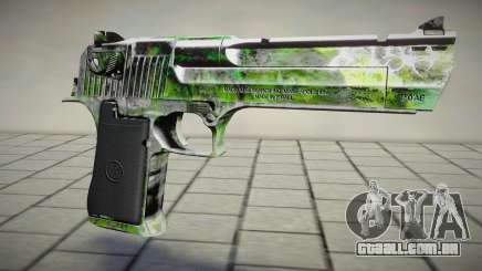 Deagle green desert eagle para GTA San Andreas