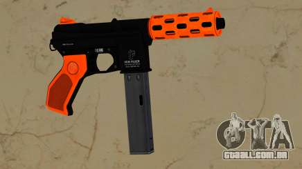 GTA V Vom Feuer Machine Pistol Orange Long para GTA Vice City