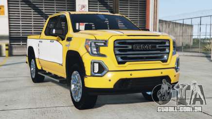 GMC Sierra AT4 Crew Cab Orange Yellow para GTA 5