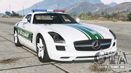 Mercedes-Benz SLS 63 AMG Dubai Police (C197) para GTA 5