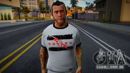 CM Punk Skin (2013) v4 para GTA San Andreas